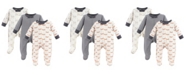 Touched by Nature Organic Cotton Sleep and Play, 3-Pack, 0-9 Months